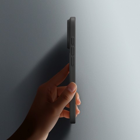 
„iPhone 17 Pro Max“ minimalus „Air MagSafe“ dėklas – juodas
