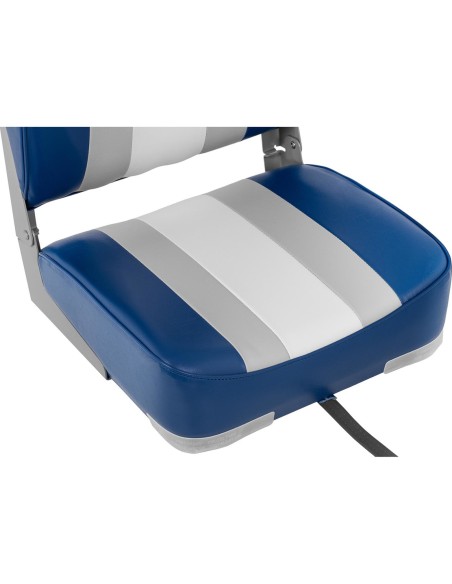 Fotelio sulankstoma sėdynė motorinei valčiai 36 x 43 x 60 cm balta-pilka-mėlyna Fotelio sulankstoma sėdynė motorinei valčiai 36 x 43 x 60 cm balta-pilka-mėlyna
