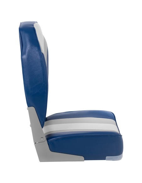 Fotelio sulankstoma sėdynė motorinei valčiai 36 x 43 x 60 cm balta-pilka-mėlyna Fotelio sulankstoma sėdynė motorinei valčiai 36 x 43 x 60 cm balta-pilka-mėlyna