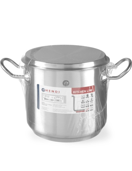 Kitchen Line aukštas puodas su dangčiu 2,8 l sk. 160 x 140 h – Hendi 837108 Kitchen Line aukštas puodas su dangčiu 2,8 l sk. 160 x 140 h – Hendi 837108