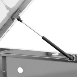 Dvigubas šiukšliadėžės dangtis su apvaliomis skylutėmis PLIENAS 2x 240 l