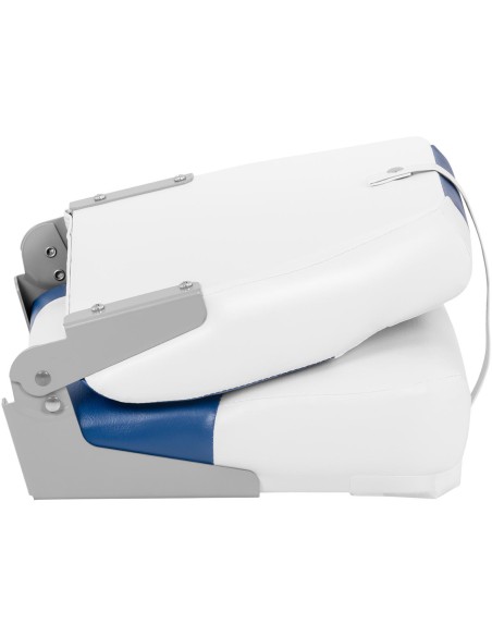 Fotelio sulankstoma sėdynė motorinei valčiai 44 x 45 x 44 cm balta-mėlyna 2 vnt. Fotelio sulankstoma sėdynė motorinei valčiai 44 x 45 x 44 cm balta-mėlyna 2 vnt.