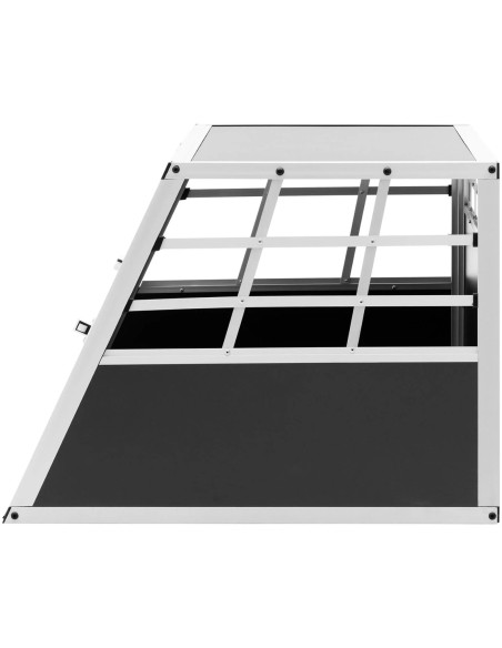 Trapecijos formos metalinis narvas šunims vežti 69 x 90 x 50 cm Trapecijos formos metalinis narvas šunims vežti 69 x 90 x 50 cm
