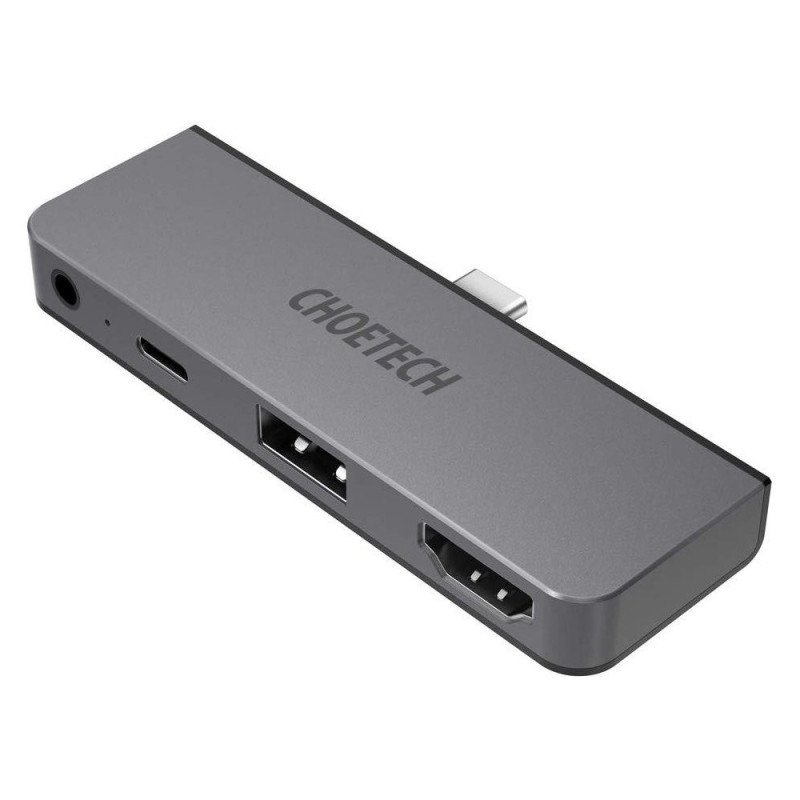 Prijungimo stotelė Apple iPad Pro HUB adapteriui USB Type C 4in1 60W PD black