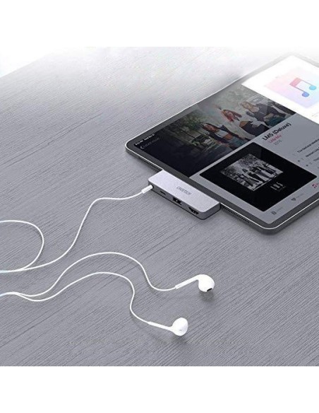 Prijungimo stotelė Apple iPad Pro HUB adapteriui USB Type C 4in1 60W PD black Prijungimo stotelė Apple iPad Pro HUB adapteriui USB Type C 4in1 60W PD black