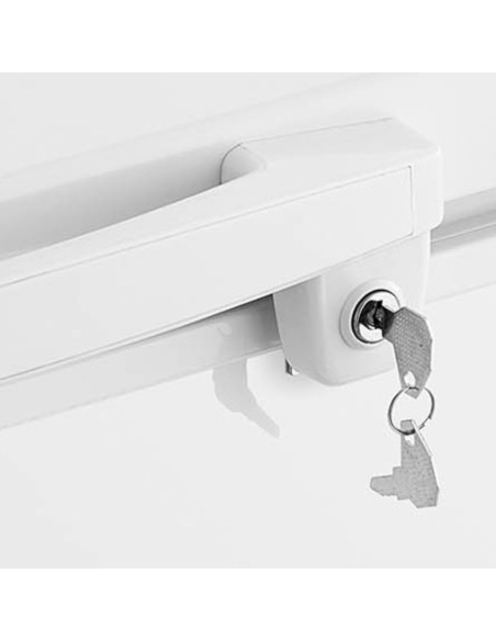 Užrakinamas krūtinės šaldiklis 1 krepšelis 269 L 63 W