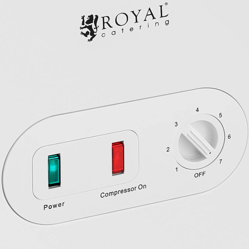 Užrakinamas krūtinės šaldiklis 1 krepšelis 269 L 63 W