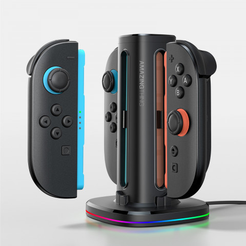 
Nintendo Switch 2 valdiklio įkrovimo stotelė - juoda
