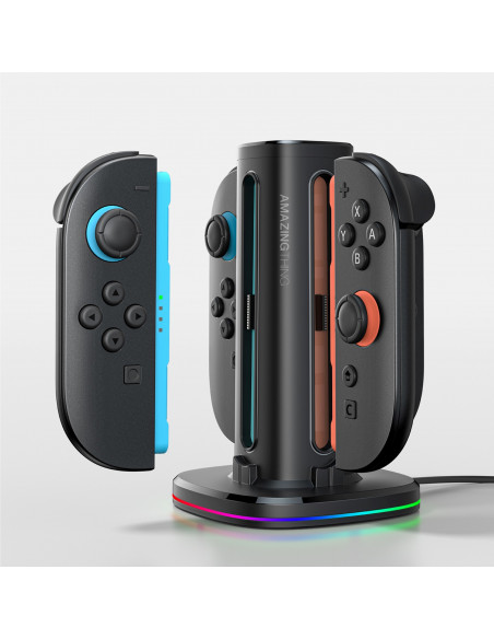 
Nintendo Switch 2 valdiklio įkrovimo stotelė - juoda
