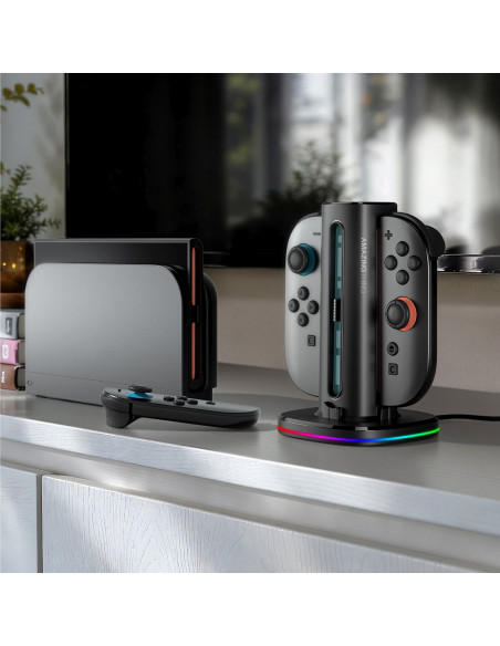 
Nintendo Switch 2 valdiklio įkrovimo stotelė - juoda
