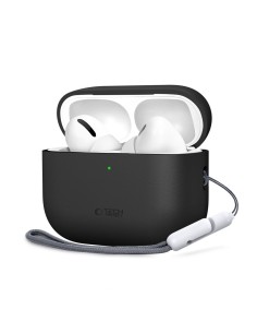 
Apsauginis silikoninis dėklas „AirPods Pro 3“ ausinėms – juodas
