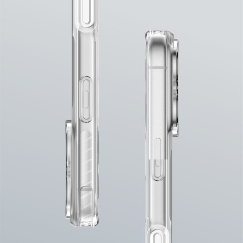 
„iPhone 17 Pro Max Titan Pro MagSafe“ dėklas – skaidrus
