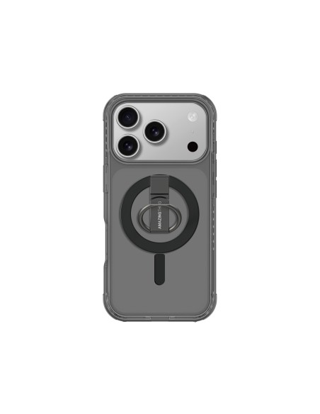 
„iPhone 17 Pro Titan Pro Grip Ring Set“ „MagSafe“ dėklas – juodas
