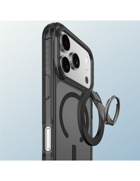 
„iPhone 17 Pro Titan Pro Grip Ring Set“ „MagSafe“ dėklas – juodas
