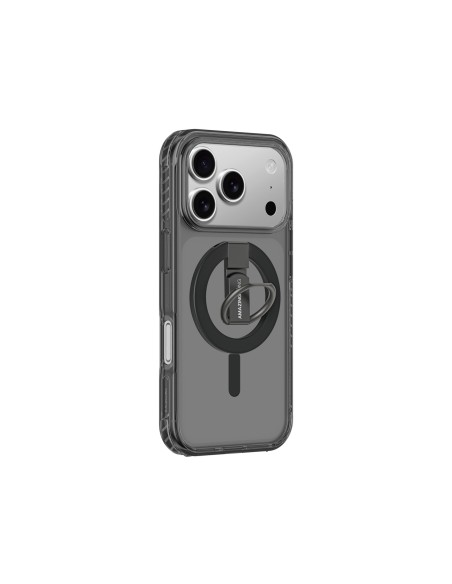 
„iPhone 17 Pro Max Titan Pro Grip Ring Set“ „MagSafe“ dėklas – juodas
