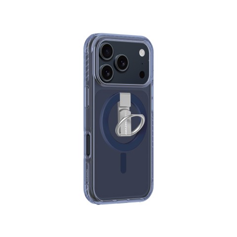 
„iPhone 17 Pro Max Titan Pro Grip Ring Set“ „MagSafe“ dėklas – mėlynas

