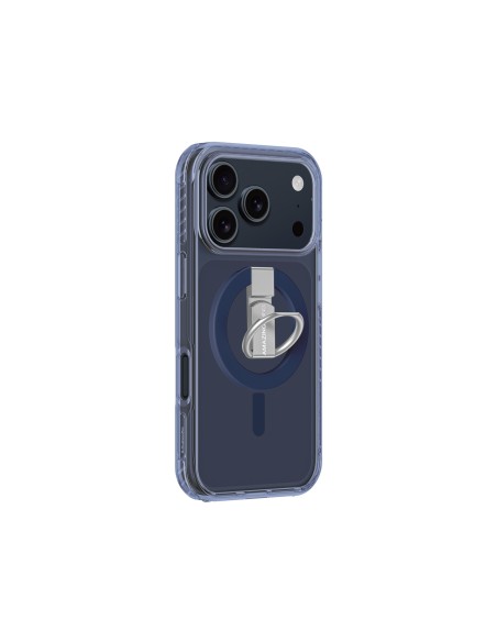 
„iPhone 17 Pro Max Titan Pro Grip Ring Set“ „MagSafe“ dėklas – mėlynas
