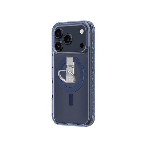 
„iPhone 17 Pro Max Titan Pro Grip Ring Set“ „MagSafe“ dėklas – mėlynas
