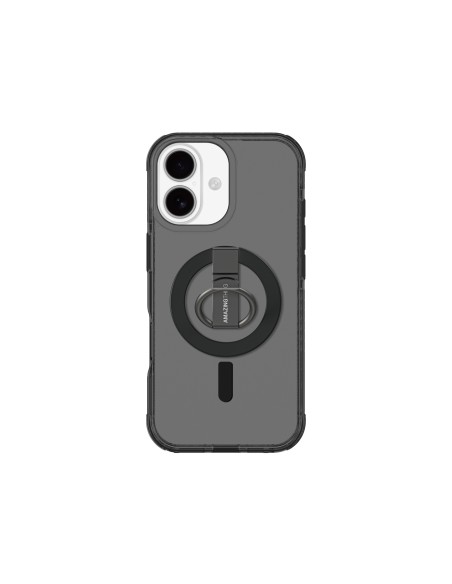 
„iPhone 17 Titan Pro“ laikiklio žiedų rinkinys, „MagSafe“ dėklas – juodas
