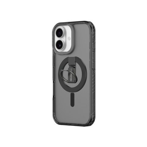 
„iPhone 17 Titan Pro“ laikiklio žiedų rinkinys, „MagSafe“ dėklas – juodas
