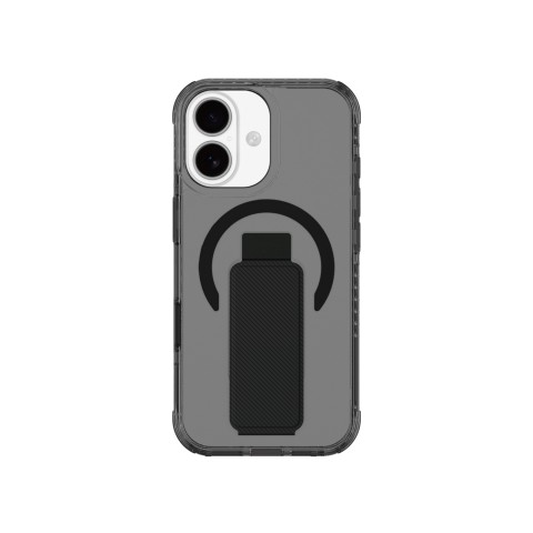 
„iPhone 17 Titan Pro“ laikiklio „MagSafe“ galinis dėklas – juodas

