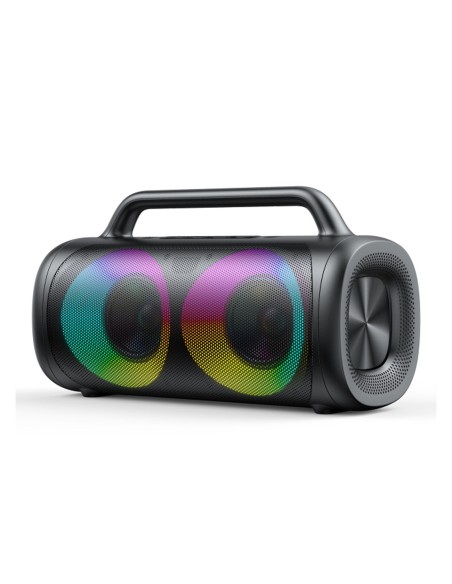 Belaidis Bluetooth 5.1 garsiakalbis su spalvotu LED apšvietimu juodu Belaidis Bluetooth 5.1 garsiakalbis su spalvotu LED apšvietimu juodu