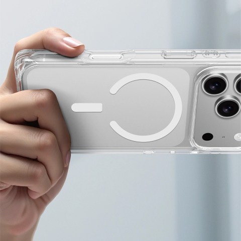 
„iPhone 17 Pro Max Omni MagSafe“ dėklas – permatomas
