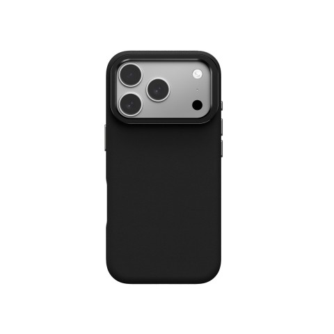 
„Glamour iPhone 17 Pro“ dėklas su stovu – juodas
