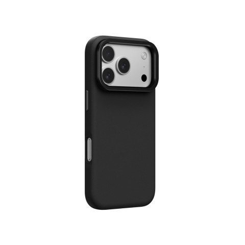 
„Glamour iPhone 17 Pro“ dėklas su stovu – juodas
