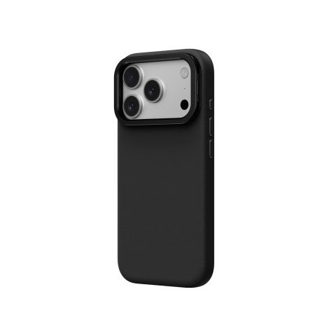 
„Glamour iPhone 17 Pro“ dėklas su stovu – juodas
