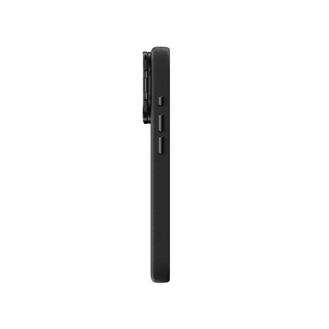 
„Glamour iPhone 17 Pro“ dėklas su stovu – juodas
