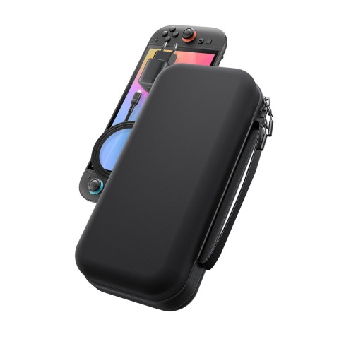 
Apsauginis dėklas „Nintendo Switch 2“ konsolei ir priedams – juodas
