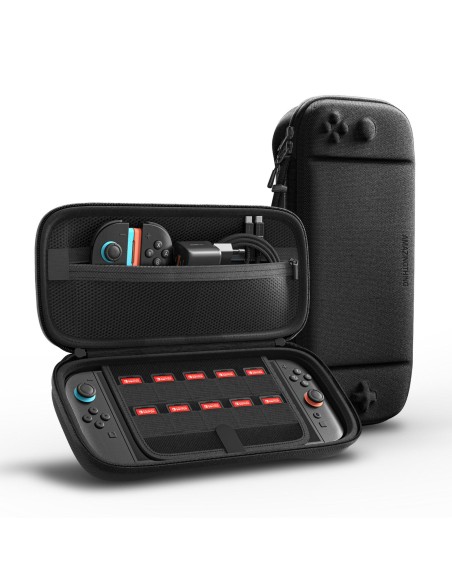 
Apsauginis dėklas, skirtas „Nintendo Switch 2“ ir priedams – juodas
