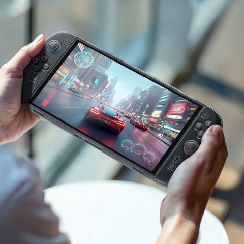 
Apsauginis dėklas „Nintendo Switch 2“ konsolei – skaidrus
