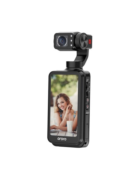 
3 ašių stabilizatoriaus kamera, skirta „Vlog“, „YouTube“, „Pocket M5 5K“, 3,5 colio IPS

