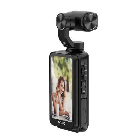 
3 ašių stabilizatoriaus kamera, skirta „Vlog“, „YouTube“, „Pocket M5 5K“, 3,5 colio IPS
