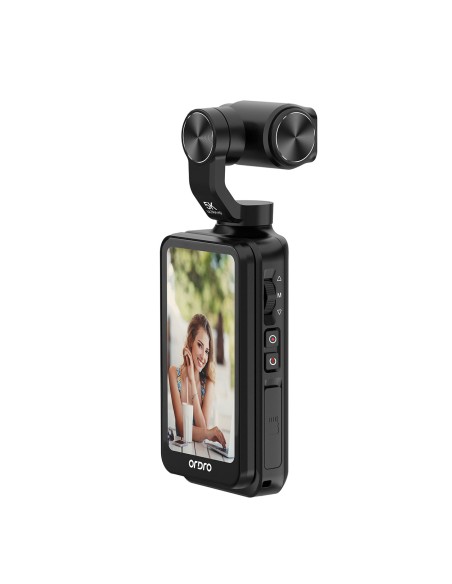 
3 ašių stabilizatoriaus kamera, skirta „Vlog“, „YouTube“, „Pocket M5 5K“, 3,5 colio IPS

