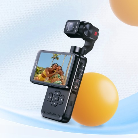 
3 ašių stabilizatoriaus kamera, skirta „Vlog“, „YouTube“, „Pocket M5 5K“, 3,5 colio IPS
