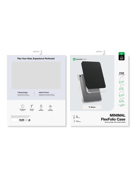 
Apsauginis dėklas, skirtas „iPad Air M3 13“ - juodas
