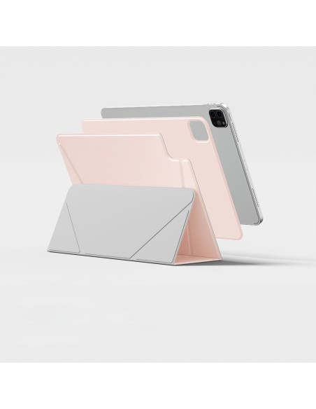 
Apsauginis dėklas su stovu, skirtas „iPad Air M3 11“ - rožinis
