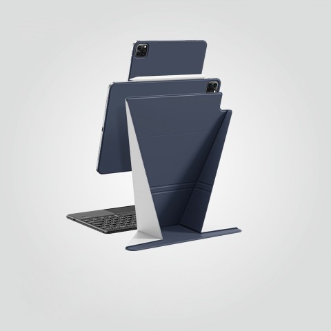 
Apsauginis dėklas su stovu, skirtas „iPad Air M3 13“ - mėlynas
