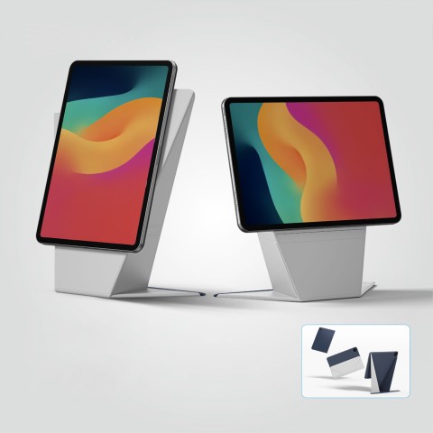 
Apsauginis dėklas su stovu, skirtas „iPad Air M3 13“ - mėlynas
