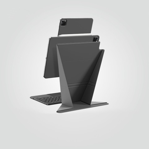 
Apsauginis dėklas su stovu, skirtas „iPad Air M3 13“ - juodas
