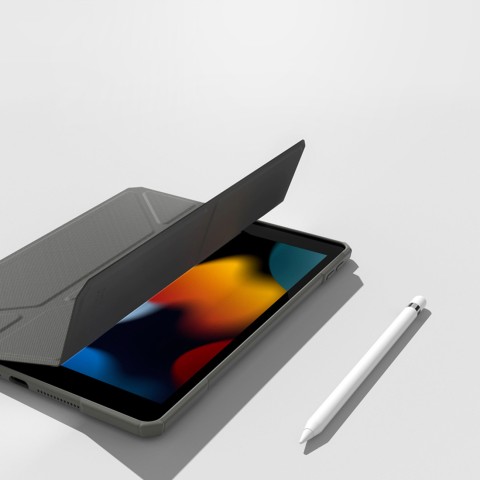 
Dėklas su stovu ir rašiklio laikikliu, skirtas „iPad Air M3 11“ - pilkas
