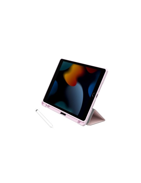 
Dėklas su stovu ir rašiklio laikikliu, skirtas „iPad Air M3 11“ - rožinis
