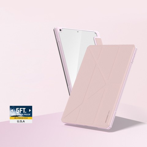 
Dėklas su stovu ir rašiklio laikikliu, skirtas „iPad Air M3 11“ - rožinis
