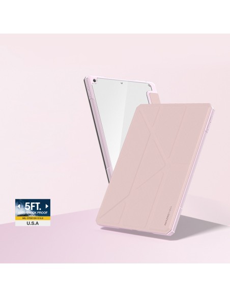 
Dėklas su stovu ir rašiklio laikikliu, skirtas „iPad Air M3 11“ - rožinis
