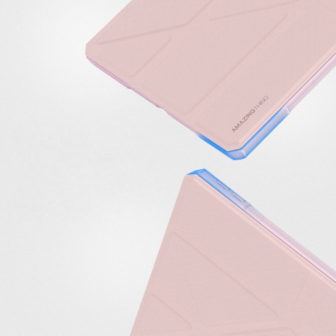 
Dėklas su stovu ir rašiklio laikikliu, skirtas „iPad Air M3 11“ - rožinis
