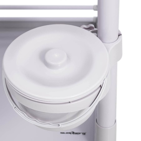 Kosmetikos laboratorinis vežimėlis 2 lentynos 1 stalčius 3 konteineriai 72 x 65 x 91 cm 20 kg Kosmetikos laboratorinis vežimėlis 2 lentynos 1 stalčius 3 konteineriai 72 x 65 x 91 cm 20 kg