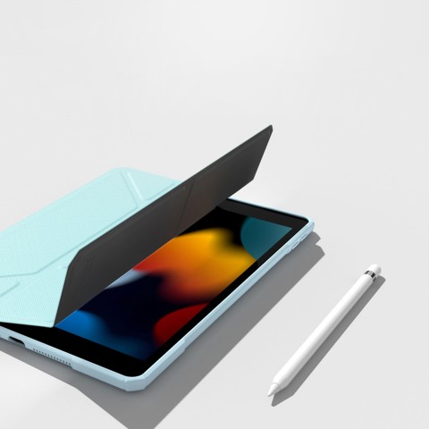 
Dėklas su stovu ir rašiklio laikikliu, skirtas „iPad Air M3 11“ - mėlynas
